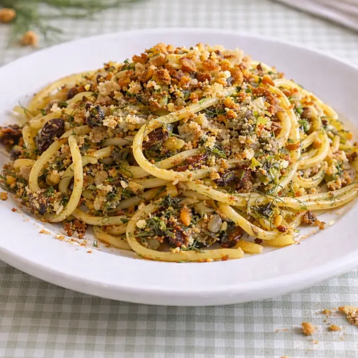 Pasta con le Sarde, traditional dish from Palermo