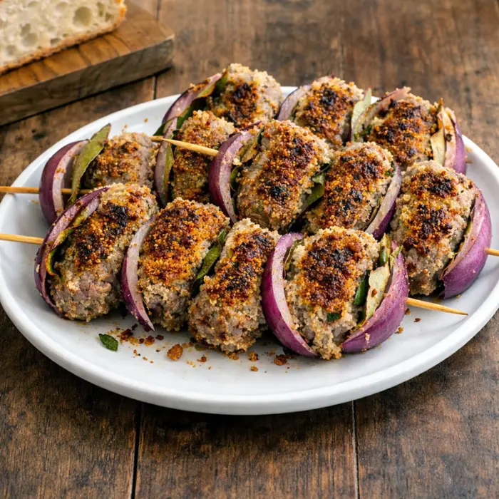 Involtini alla Palermitana, traditional dish from Palermo