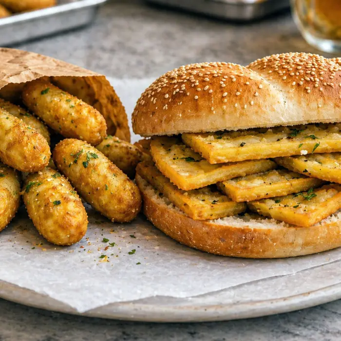 Pane, Panelle e Crocchè, traditional dish from Palermo
