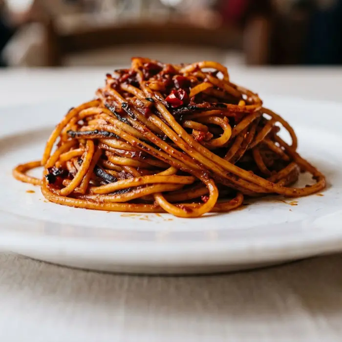 Spaghetti all’Assassina, traditional dish from Bari